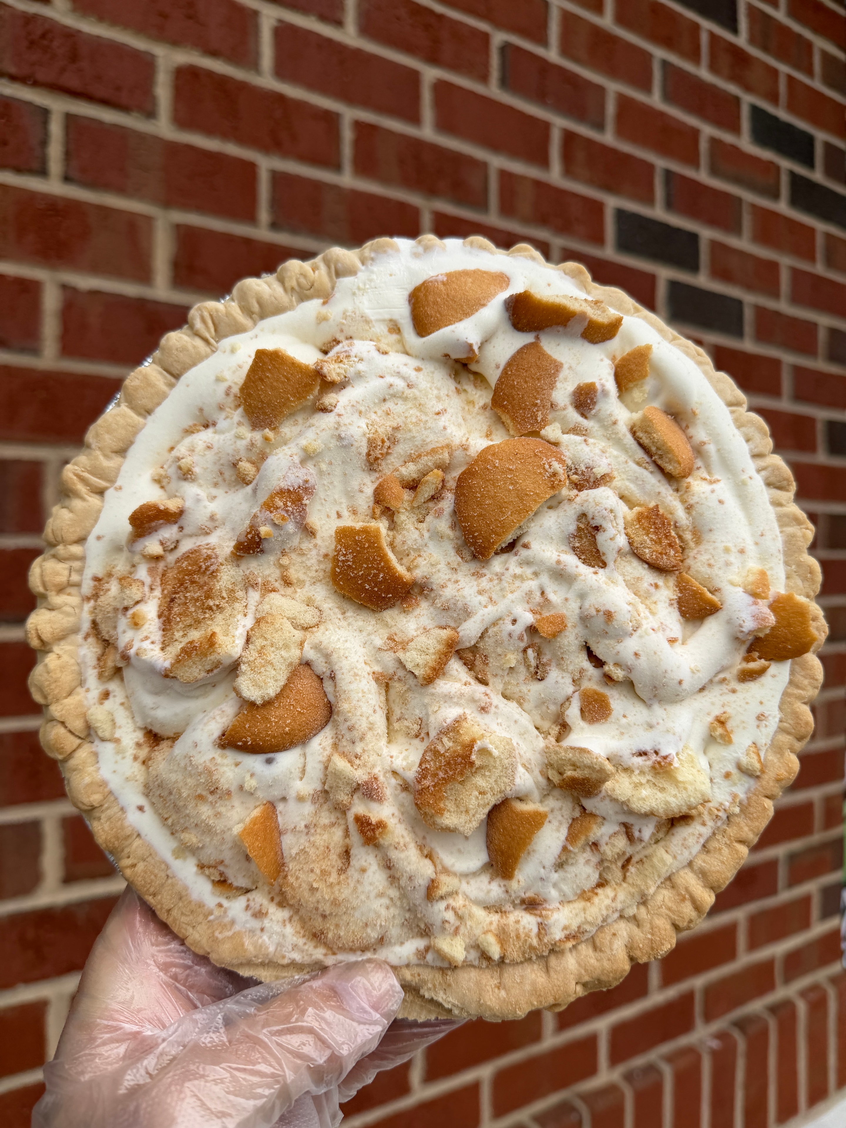 Banana pudding ice cream pie
